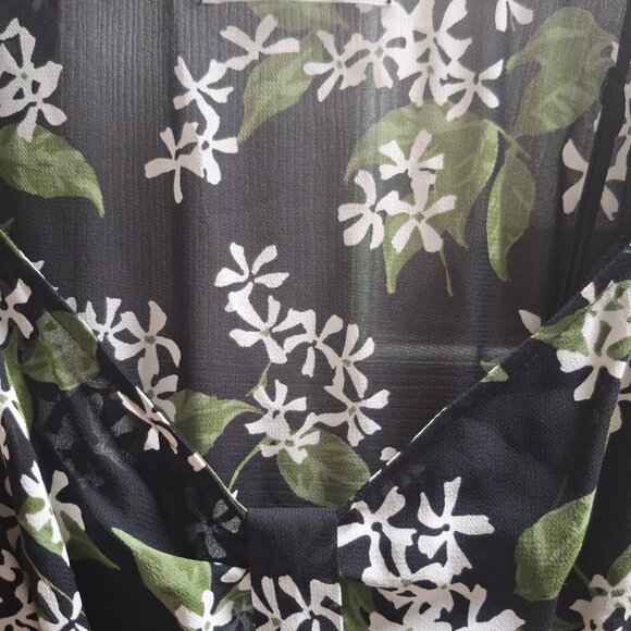 New Women's Reformation Lisola Beautiful Floral Maxi Dress Black S - Picture 3 of 8